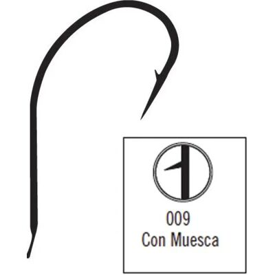 Asari Anzuelo Para Empatillar Con Muerte Kentsuki Maruseigo Nickel Black (25 pcs) 1/0 Asari Anzuelo Para Empatillar Con Muerte Kentsuki Maruseigo Nickel Black (25 pcs) 1/0