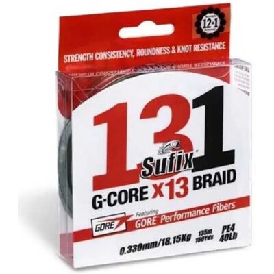 Sufix G-Core X13 Verde 150m - Línea de pesca Sufix G-Core X13 Verde 150m - Línea de pesca