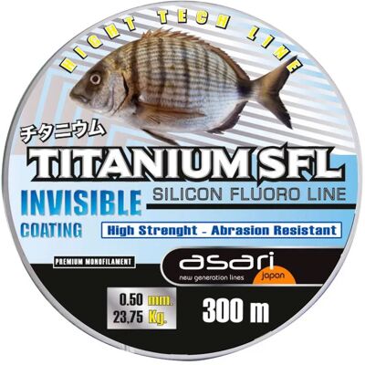 Asari Fluorocarbono Titanium Sfl 300 M Clear 0.280 mm Asari Fluorocarbono Titanium Sfl 300 M Clear 0.280 mm