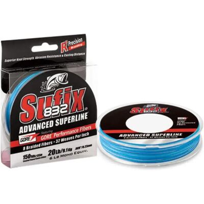 Sufix Sufix 832 Advanced Superline 450 M Azul - Línea trenzada de pesca Sufix Sufix 832 Advanced Superline 450 M Azul - Línea trenzada de pesca