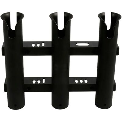 Seanox Soporte Fijo De Pvc Para 3 Cañas Black One Size Seanox Soporte Fijo De Pvc Para 3 Cañas Black One Size
