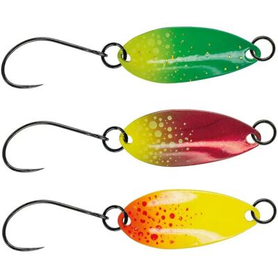 Molix Elite Area Spoon - 1.5g Lime Spots Black - Cebo de Pesca Molix Elite Area Spoon - 1.5g Lime Spots Black - Cebo de Pesca