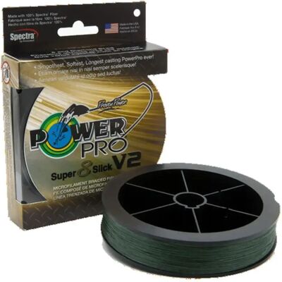 Línea de Pesca Power Pro Super 8 Slick V2 Verde 135 M - Línea trenzada Línea de Pesca Power Pro Super 8 Slick V2 Verde 135 M - Línea trenzada