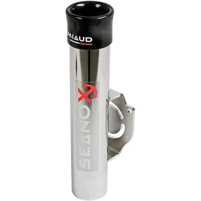 Seanox Portacañas Cerrado Ajustable Acero Inoxidable Silver / Black One Size Seanox Portacañas Cerrado Ajustable Acero Inoxidable Silver / Black One Size