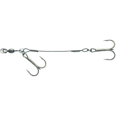 Sakura Anzuelo Triple Soft Lure Rig Double Golden One Size Sakura Anzuelo Triple Soft Lure Rig Double Golden One Size