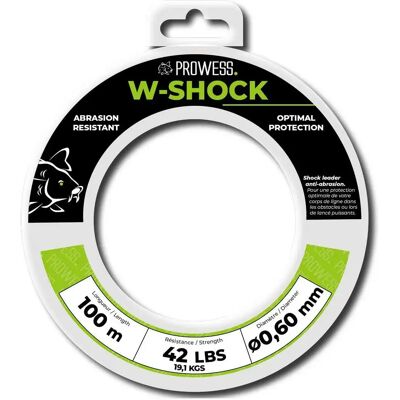 Prowess Línea De Carpfishing W-shock 100 M Clear 0.600 mm Prowess Línea De Carpfishing W-shock 100 M Clear 0.600 mm