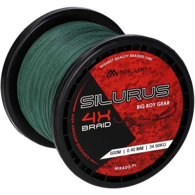 Mikado Línea Trenzada Silurus 4x 600 M Green 0.500 mm Mikado Línea Trenzada Silurus 4x 600 M Green 0.500 mm