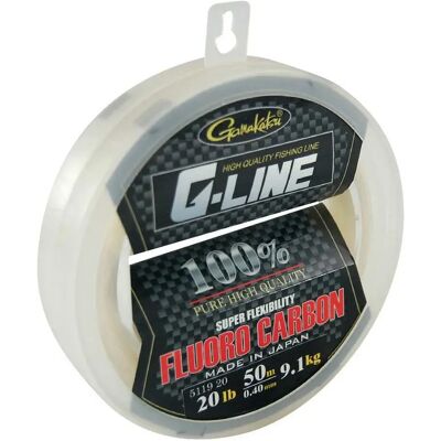Gamakatsu Fluorocarbono G-line Bigspool 50 M Clear 0.800 mm Gamakatsu Fluorocarbono G-line Bigspool 50 M Clear 0.800 mm