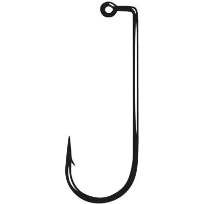 Gamakatsu Anzuelo Simple Con Ojal Jig 90 Black 5/0 Gamakatsu Anzuelo Simple Con Ojal Jig 90 Black 5/0