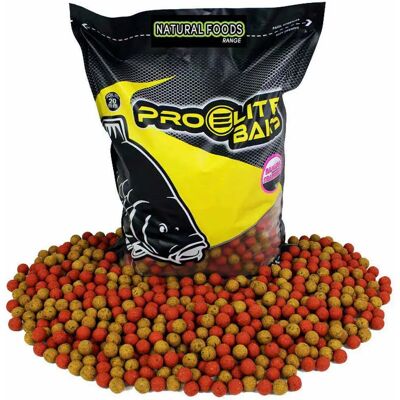 Pro Elite Baits Boilie Natural Food Fresa Y Plátano 8kg 20 mm Pro Elite Baits Boilie Natural Food Fresa Y Plátano 8kg 20 mm