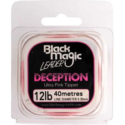 Black Magic Fluorocarbono Decepction Ultra Pink Tippet 40 M Pink 0.300 mm Black Magic Fluorocarbono Decepction Ultra Pink Tippet 40 M Pink 0.300 mm