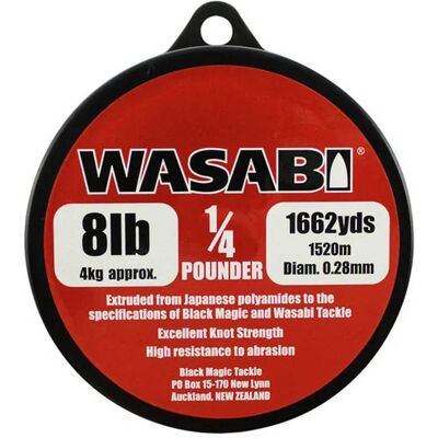 Black Magic Monofilamento Wasabi Clear 0.800 mm Black Magic Monofilamento Wasabi Clear 0.800 mm