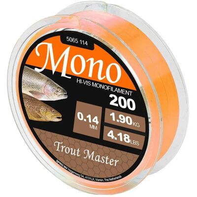 Spro Monofilamento Tm -vis 200 M Orange 0.180 mm Spro Monofilamento Tm -vis 200 M Orange 0.180 mm