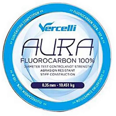 Vercelli Fluorocarbono Aura 50 M Clear 0.450 mm Vercelli Fluorocarbono Aura 50 M Clear 0.450 mm