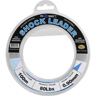 Sunset Monofilamento Rs Competition Shock Leader Baccarat Crystal 100 M Clear 0.800 mm Sunset Monofilamento Rs Competition Shock Leader Baccarat Crystal 100 M Clear 0.800 mm