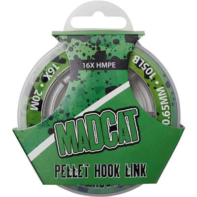 Madcat Monofilamento Pellet Hook Link 16x 20 M Brown 0.650 mm Madcat Monofilamento Pellet Hook Link 16x 20 M Brown 0.650 mm