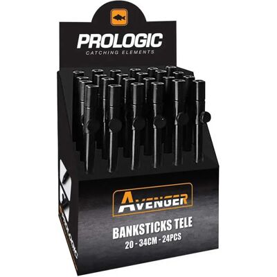 Prologic Bankstick Avenger Tele 24 Unidades Black 50-85 cm Prologic Bankstick Avenger Tele 24 Unidades Black 50-85 cm