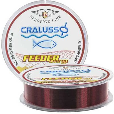 Cralusso Monofilamento Feeder Energy 150 M Dark Red 0.220 mm Cralusso Monofilamento Feeder Energy 150 M Dark Red 0.220 mm