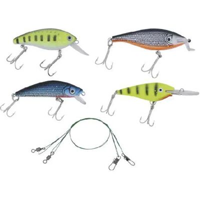 Kamasaki Minnow Natural Wobbler Kit Multicolour One Size Kamasaki Minnow Natural Wobbler Kit Multicolour One Size