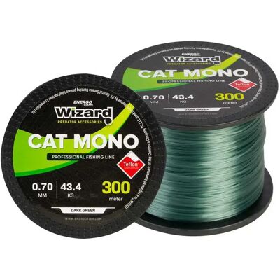 Wizard Monofilamento Cat 300 M Dark Green 0.600 mm Wizard Monofilamento Cat 300 M Dark Green 0.600 mm