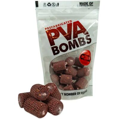 Carp Expert Pasta De Pescar Bomb Chile Pva 150g Red 30 x 20 mm Carp Expert Pasta De Pescar Bomb Chile Pva 150g Red 30 x 20 mm