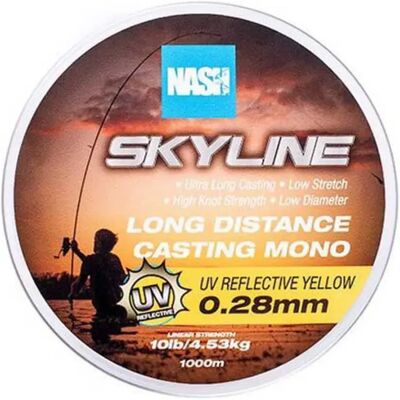 Nash Highline 1000 M Monofilamento UV Amarillo - Sedal de Pesca Nash Highline 1000 M Monofilamento UV Amarillo - Sedal de Pesca