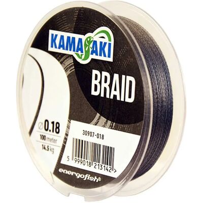 Kamasaki Línea Trenzada 100 M Grey Line 0.220 mm Kamasaki Línea Trenzada 100 M Grey Line 0.220 mm