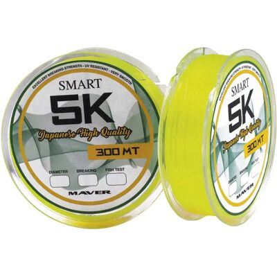 Maver Monofilamento Smart 5k 300 M Yellow 0.207 mm Maver Monofilamento Smart 5k 300 M Yellow 0.207 mm