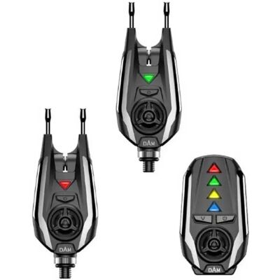 Set de Alarmas de Pesca Dam TFX - Alta Calidad en Rojo/Verde Set de Alarmas de Pesca Dam TFX - Alta Calidad en Rojo/Verde