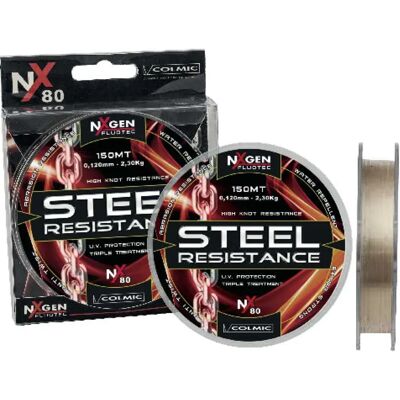 Colmic Monofilamento Steel Resistance 150 M Clear 0.180 mm Colmic Monofilamento Steel Resistance 150 M Clear 0.180 mm