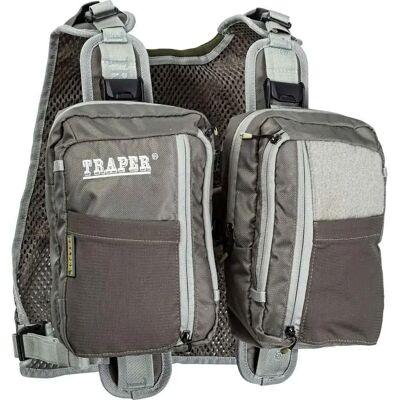 Traper Fly Chaleco De Pesca Combo Active Light Grey One Size Traper Fly Chaleco De Pesca Combo Active Light Grey One Size