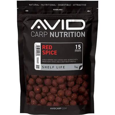 Avid Carp Boilie Red Spice 1kg 15 mm Avid Carp Boilie Red Spice 1kg 15 mm