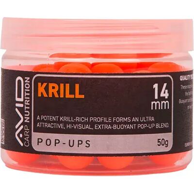 Avid Carp Pop-ups Para Pescar Krill Orange 14 mm Avid Carp Pop-ups Para Pescar Krill Orange 14 mm