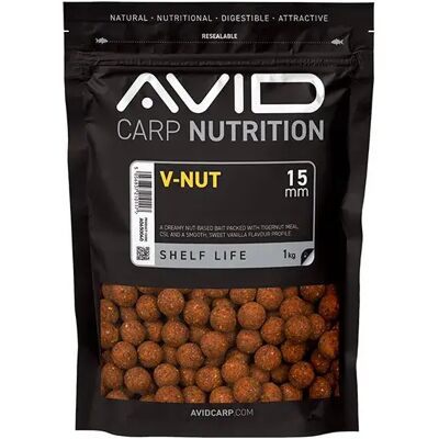 Avid Carp Boilie V-nut 1kg Brown 15 mm Avid Carp Boilie V-nut 1kg Brown 15 mm