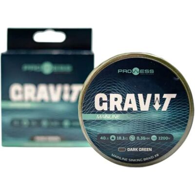 Prowess Línea Trenzada Gravi-t Mainline Sinking 1200 M Dark Green 0.350 mm Prowess Línea Trenzada Gravi-t Mainline Sinking 1200 M Dark Green 0.350 mm