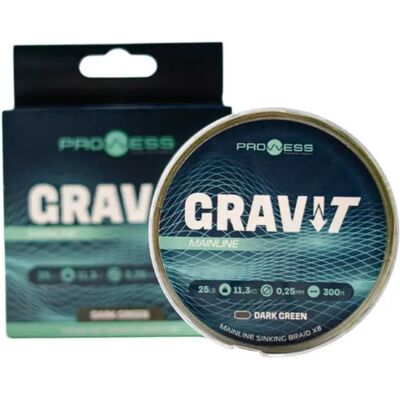 Prowess Línea Trenzada Gravi-t Mainline Sinking 300 M Dark Green 0.350 mm Prowess Línea Trenzada Gravi-t Mainline Sinking 300 M Dark Green 0.350 mm