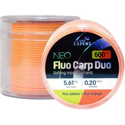 Carp Expert Monofilamento Neo Fluo Carp Duo 600 M Yellow / Orange 0.350 mm Carp Expert Monofilamento Neo Fluo Carp Duo 600 M Yellow / Orange 0.350 mm