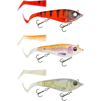 Savage Gear Swimbait Deviator Tail Slow Sinking 87g 200 Mm Red Tiger One Size Savage Gear Swimbait Deviator Tail Slow Sinking 87g 200 Mm Red Tiger One Size
