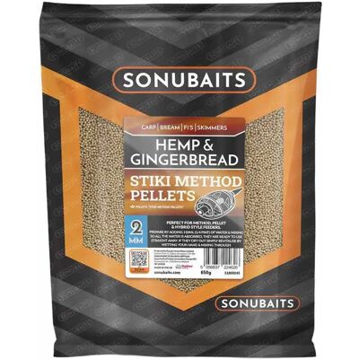 Sonubaits Pellets Para Pesca Supercrush Gingerbread Cáñamo 2 mm Sonubaits Pellets Para Pesca Supercrush Gingerbread Cáñamo 2 mm