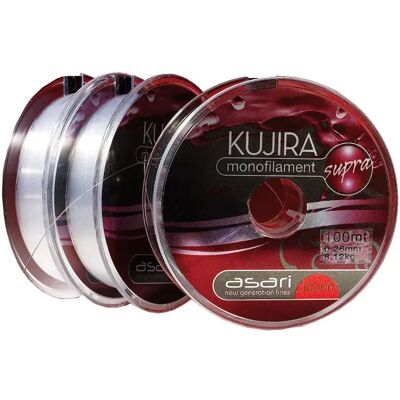 Línea de Pesca Monofilamento Asari Kujira Supra 8x100 M Transparente Línea de Pesca Monofilamento Asari Kujira Supra 8x100 M Transparente
