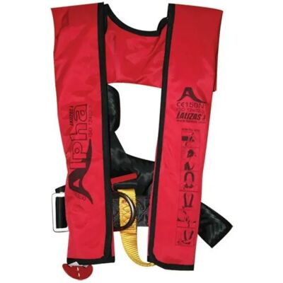 Lalizas Chaleco Salvavidas Manual Alpha 170n No Harness Red One Size Lalizas Chaleco Salvavidas Manual Alpha 170n No Harness Red One Size