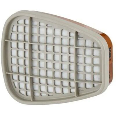3M Filtro De Vapor Orgánico 6051 A1 Grey One Size 3M Filtro De Vapor Orgánico 6051 A1 Grey One Size