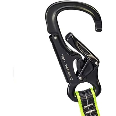 Plastimo Doble Correa De Seguridad 1.5 M Black / Yellow One Size Plastimo Doble Correa De Seguridad 1.5 M Black / Yellow One Size
