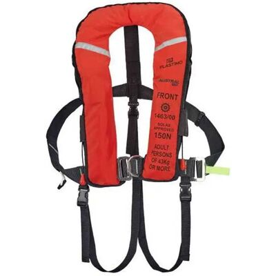 Plastimo Arnés De Chaleco Salvavidas Automático Solas Austral 180 Red >43 kg Plastimo Arnés De Chaleco Salvavidas Automático Solas Austral 180 Red >43 kg