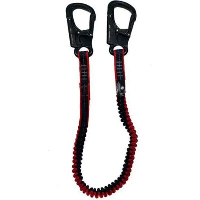 Ocean Safety 2 Mosquetones Cuerda De Rescate Elástica Black One Size Ocean Safety 2 Mosquetones Cuerda De Rescate Elástica Black One Size