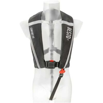 Talamex Chaleco Salvavidas Besto Comfortfit 180n Black / Grey >40 kg Talamex Chaleco Salvavidas Besto Comfortfit 180n Black / Grey >40 kg