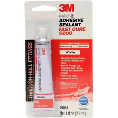 3M Sellador 5200 Fast Cure 29ml White One Size 3M Sellador 5200 Fast Cure 29ml White One Size