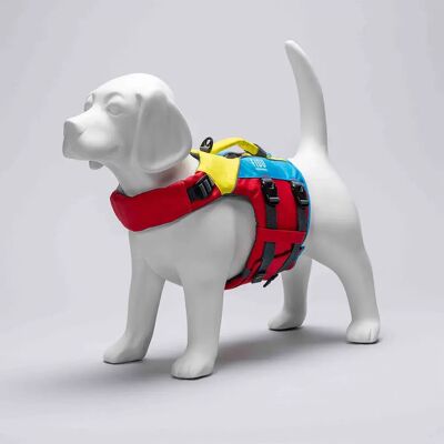 Spinlock Chaleco De Flotación Para Perro Fido Red / Blue / Yellow S Spinlock Chaleco De Flotación Para Perro Fido Red / Blue / Yellow S