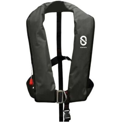 Ocean Safety Chaleco Salvavidas Inflable Con Arnés Xf 170n Black One Size Ocean Safety Chaleco Salvavidas Inflable Con Arnés Xf 170n Black One Size