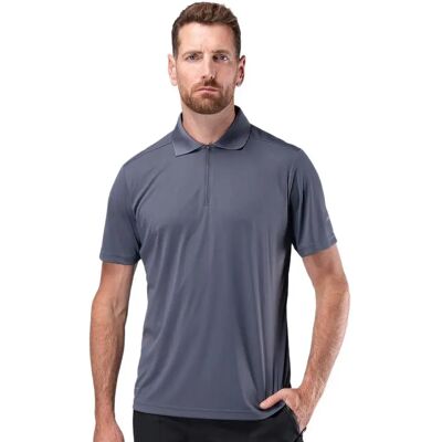 Zhik Polo De Manga Corta Uv Uvactive Zip Sports Slate L Zhik Polo De Manga Corta Uv Uvactive Zip Sports Slate L